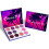 Purple eyeshadow palette shiny matte metallic glitter 12 7