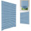 Temporary Pleated Window Blinds Light Filtering Cordless 1