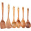 Wooden Kitchen Utensils Set Natural Teak 6 Pieces 1