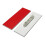 1" X 3" Naamlabel/Badge Blanks met Speld - 10 Pack (Rood) 1