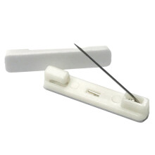 Witte Veiligheidsnaald Bar met Lijm ID Badge Crafts (500 stuks)
