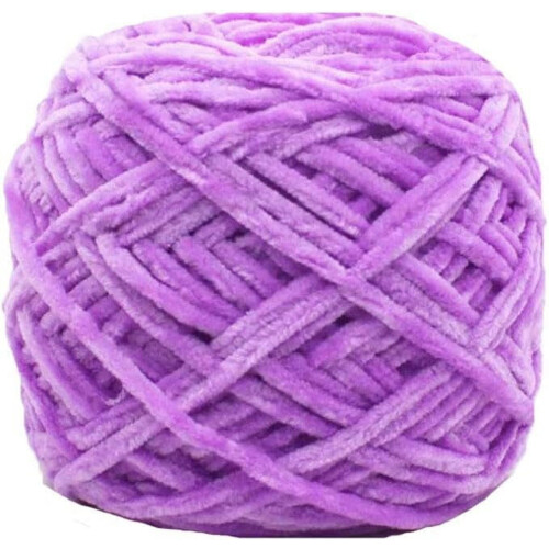 Caramel chenille yarn fluffy velvet 250g