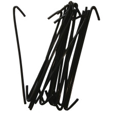 Schwarze 6-1/2" Drahtbinder, Kettenzaun-Hakenbinder, Bindedraht - CAISEN-Qty 10 PKGS mit 100 Stk. - (1.000 Binder)