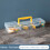 Clear Plastic Storage Box with Handle 1 Pack 1