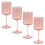 Karma, Mid-Century Wijn Glas Roze Set Van Vier 1
