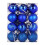 Royal Blue Christmas Ornament Ball 12 Pack 2