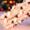 Christmas String Lights Snowman 10ft 30LED USB/Battery 1