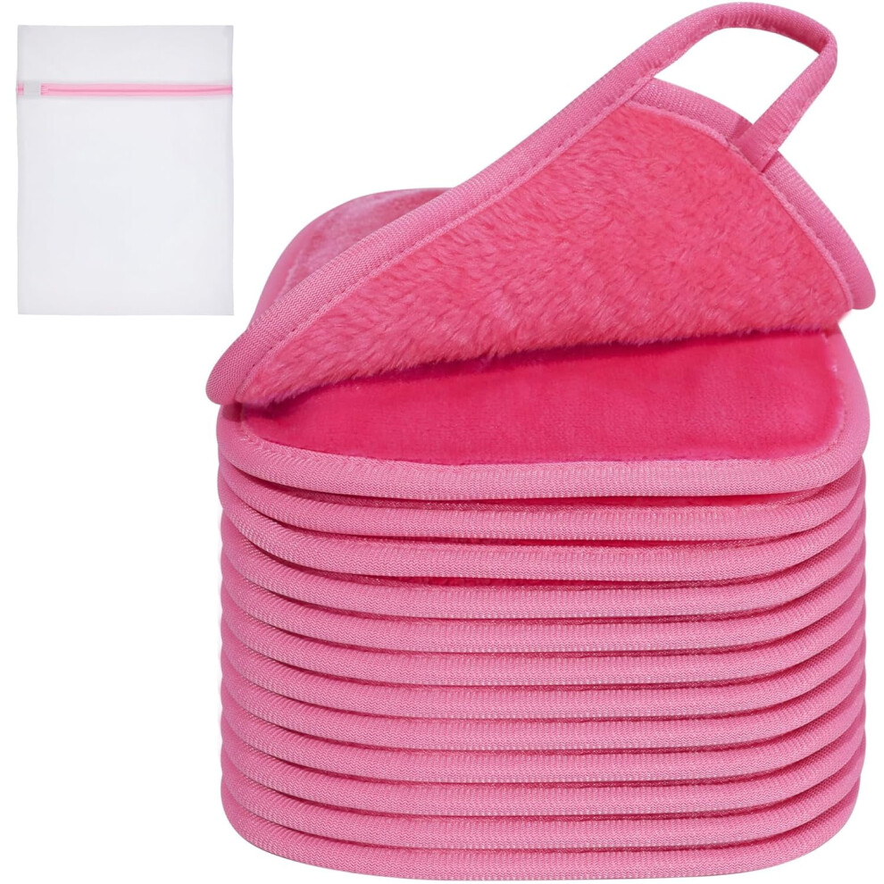 Makeup Remover Cloth Microfiber 6x6 Inch Reusable 12 Pack