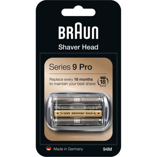Κεφαλή ξυρίσματος - BRAUN - 94M - Συμβατή με Series 9 Pro - Ανδρικό αξεσουάρ - Ανταλλακτ