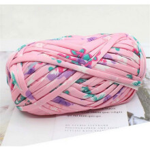 T-Shirt Yarn Colorful Knitting Crochet Fabric 1 Pc