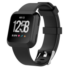 Silikonarmband för smartklockor, justerbart, svettbeständigt