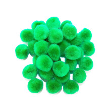 0.5 inch Neon Groene Mini Craft Pom Poms 100 Stuks