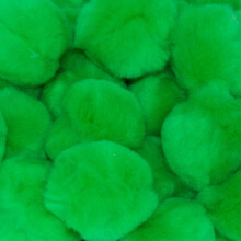 2 Inch Neon Groene Knutsel Pom Poms 25 Stuks
