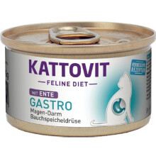 KATTOVIT Feline Diet Gastro Duck - wet cat food - 85g