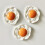 Resin Fried Egg Refrigerator Magnet 1pc 2