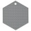 Silicone Pot Holder Heat-Resistant Grey 2-Pack 2