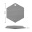 Silicone Pot Holder Heat-Resistant Grey 2-Pack 6