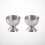 Yongwei stainless steel egg cups 2 pcs silver 8