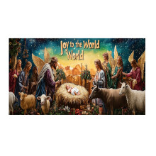 Christmas banner garage door cover 400x180 cm