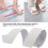 Non-Slip Transparent Tape White 5m 2