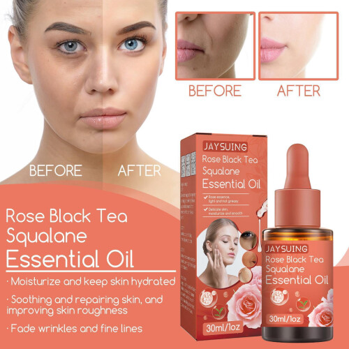 Rozen Zwarte Thee Squalane Gezichtsserum 30ml