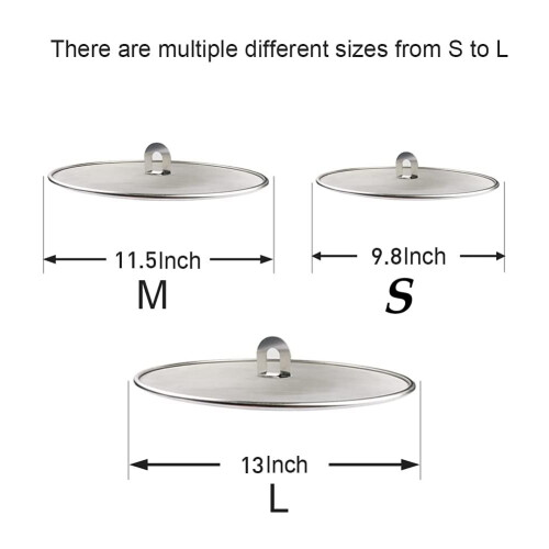 Stainless Steel Splatter Screen for Frying Pan 1 Pack 1