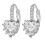 Women's Heart-Shaped Zircon Earrings Multi-Color 2