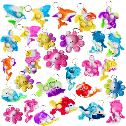 Ocean Animal Mini Fidgets Assorted 100 pcs