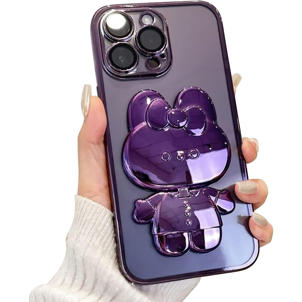 Bunny Stand Case For Iphone 11 Clear Tpu Purple 301029620355