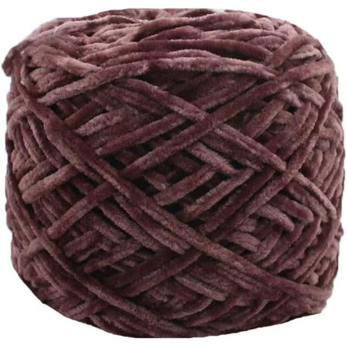 Caramel chenille yarn fluffy velvet 250g