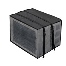 Mesh Window AC Cover Outdoor Dust-Proof Waterproof Black