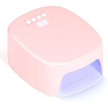Cordless UV Nail Lamp Pink 60W Rechargeable