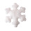 Snowflake-shaped decorative pillow for sofa or bed 1