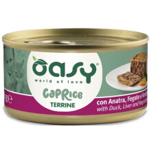 OASY Caprice Terrine with duck, liver and vegetables - wet cat food - 85g