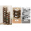 Yesbay Bamboo Shoe Rack 3-Tier Corner Organizer 7