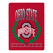 NORTHWEST NCAA Ohio State Buckeyes Silk Touch Throw Blanket - Official NCAA Licensed, Ultra-Soft Fleece | Cozy Game Day Essential for Fans, Unisex Gif