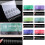 Clear French tip nail tips short length half-cover 4
