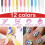 Acrylic Nail Pens with Fine Tip Brushes 12 Colors 4