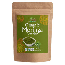 Jiva Organics Moringa Poeder 1,25LB Bulk Bag - Moringa Oleifera Bladpoeder - Geweldig voor Haar