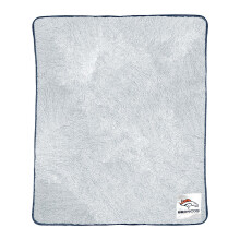 NORTHWEST NFL Silk Touch Sherpa Throw Blanket - Soft & Fluffy - Great for Gamedays - 60" x 50" - Experience Ultimate Comfort (Denver Broncos - Navy)