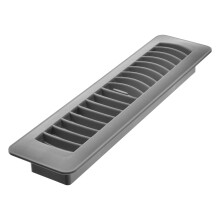 Imperial RG1450 Louvered Plastic Vloerregister, 2.25x12 Inch, Grijs