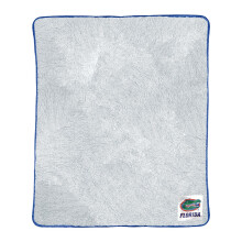 NORTHWEST NCAA Silk Sherpa College Throw Blanket - Super Soft & Fluffy - 60" x 50" - Experience Ultimate Comfort and Coziness (Florida Gators - Blue)