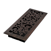 Imperial RG3366 Wonderland Decoratieve Vloerregister, 4 x 12-Inch, Geborsteld Brons