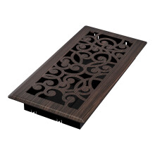 Imperial RG3365 Wonderland Decoratieve Vloerregister, 4 x 10-Inch, Geborsteld Brons