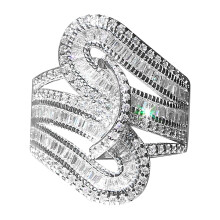 Princess Cut Diamond Couple Ring for Women