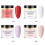 Geruchloses Acryl-Nagelpulver-Set mit Glitzer-Überlack und 3