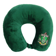 Harry Potter, "Huis Slytherin" Applique Reis Nekkussen, 12" x 13" x 3", Multikleur