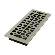 Imperial RG3464 Templar Decoratieve Vloerregister, 4 x 12-Inch, Satijn Nikkel, 1-Pack