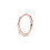 Anillo de corona de oro rosa para parejas (1 pieza) 3
