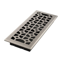 Imperial RG3396 Templar Decoratieve Vloer Register, 4 x 12-Inch, Geborsteld Nikkel, 1-Pack